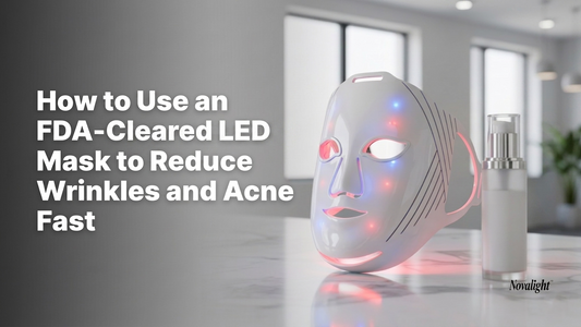 How to Use an FDA Cleared LED Mask to Reduce Wrinkles and Acne Fast