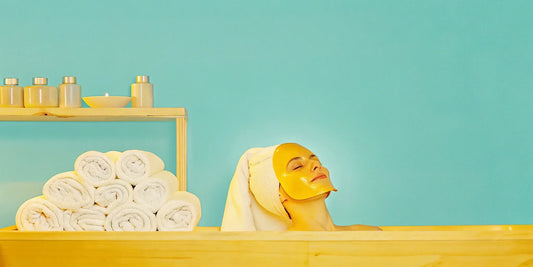 LED light therapy facial mask for at-home skincare.