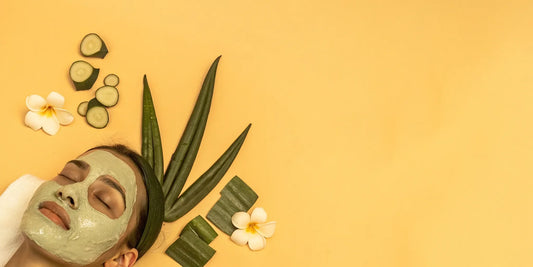 Facial mask for uneven skin tone.