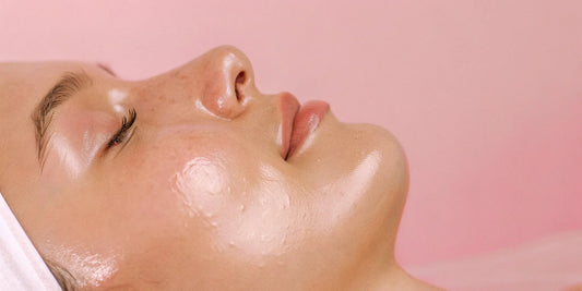 Red light therapy device for wrinkle reduction.